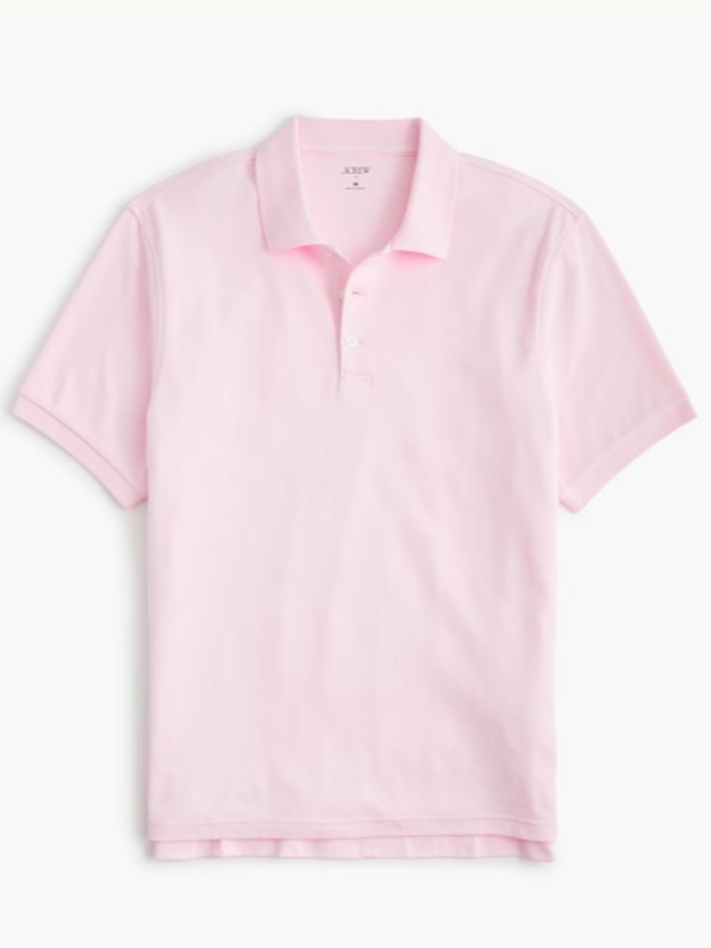 J. Crew Factory Soft-touch polo shirt Heather Pink Sz Large NWT